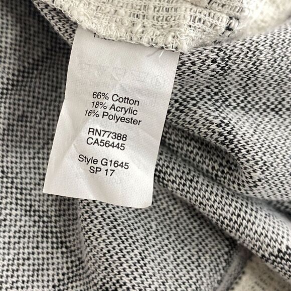 Madewell Windowpane Tie Front Sweater Top Women's Size Small - Picture 6 of 9